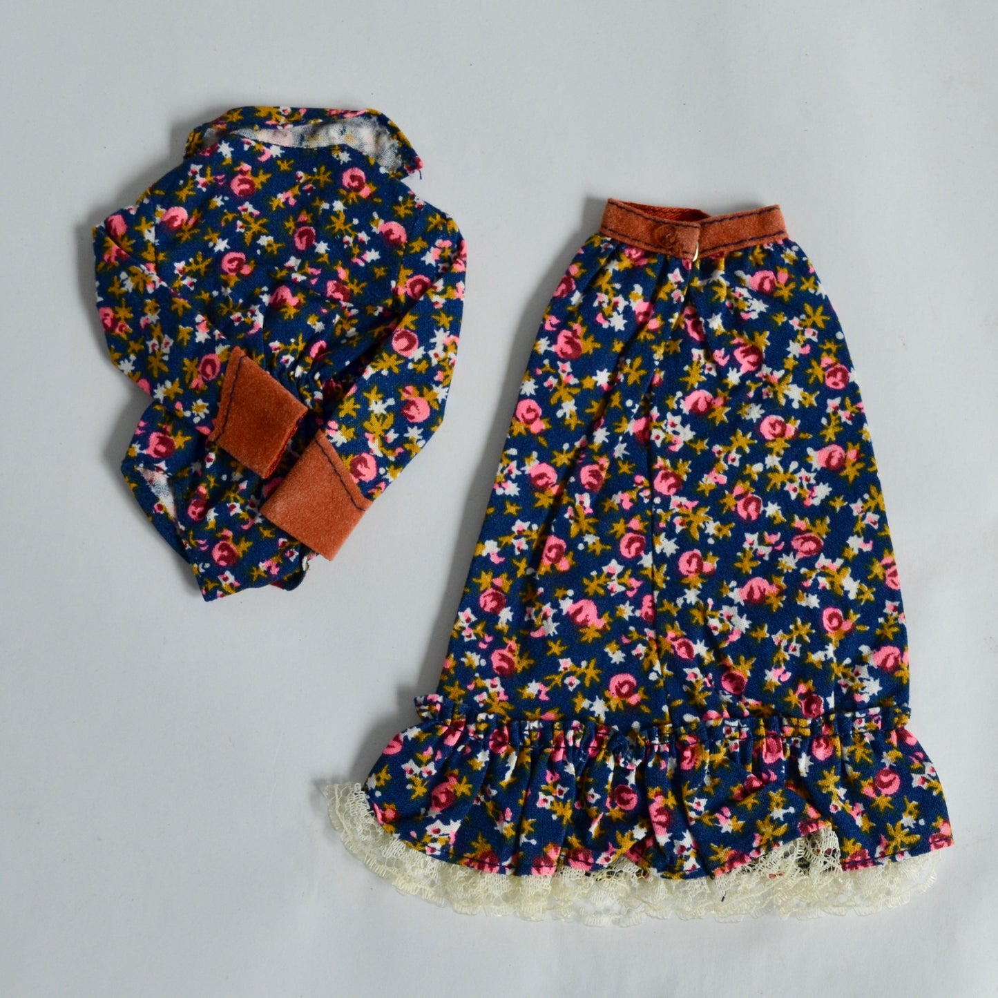 Mattel Barbie Westward Ho Bodysuit Skirt Set #3578 1981