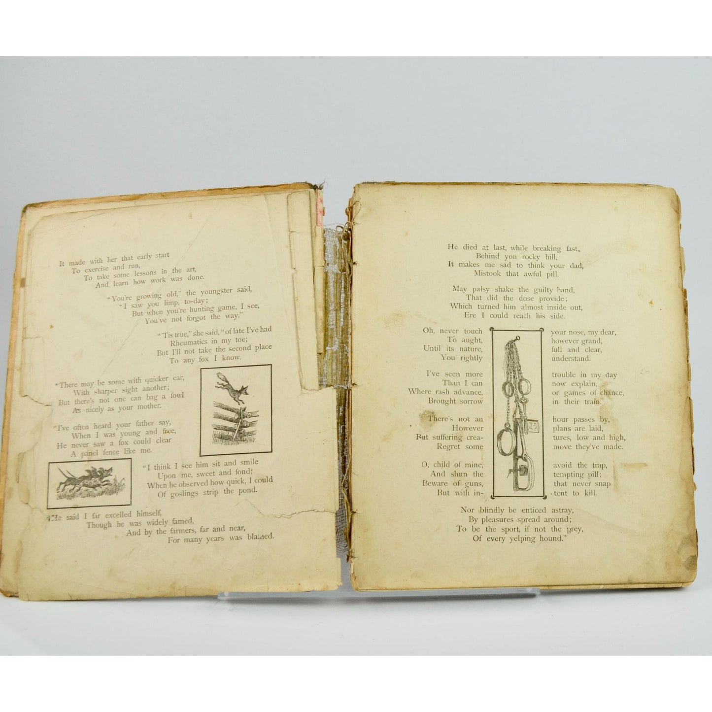 Antique Early 1900s Queer People Wings and Stings Palmer Cox Book