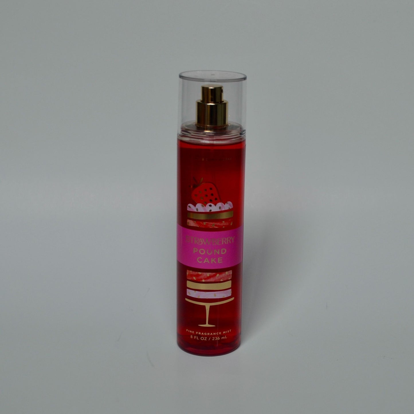 Bath Body Works Strawberry Pound Cake Fragrance Mist 8 Oz New