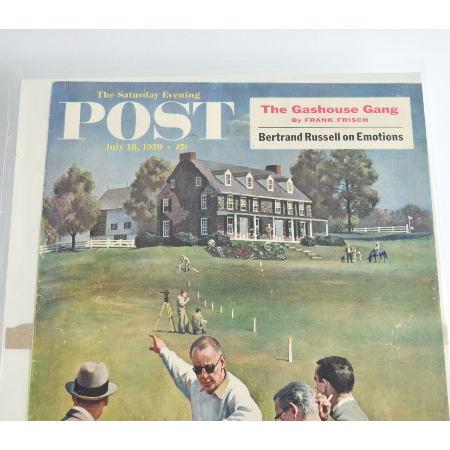 The Saturday Evening Post Magazine COVER July JUL 18 1959 John Falter
