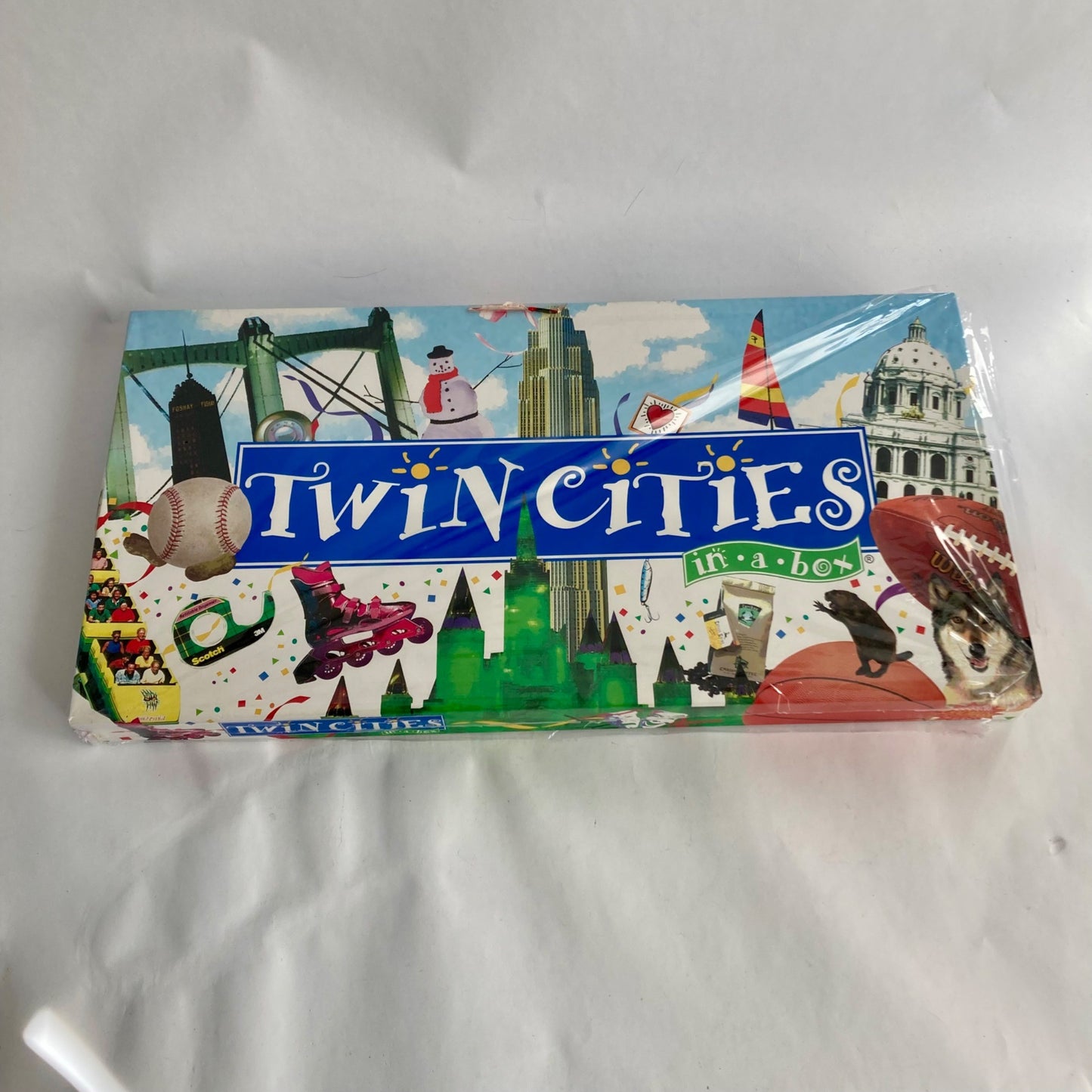 Vintage 1990's Twin Cities In A Box Board Game Minnesota Like Monopoly