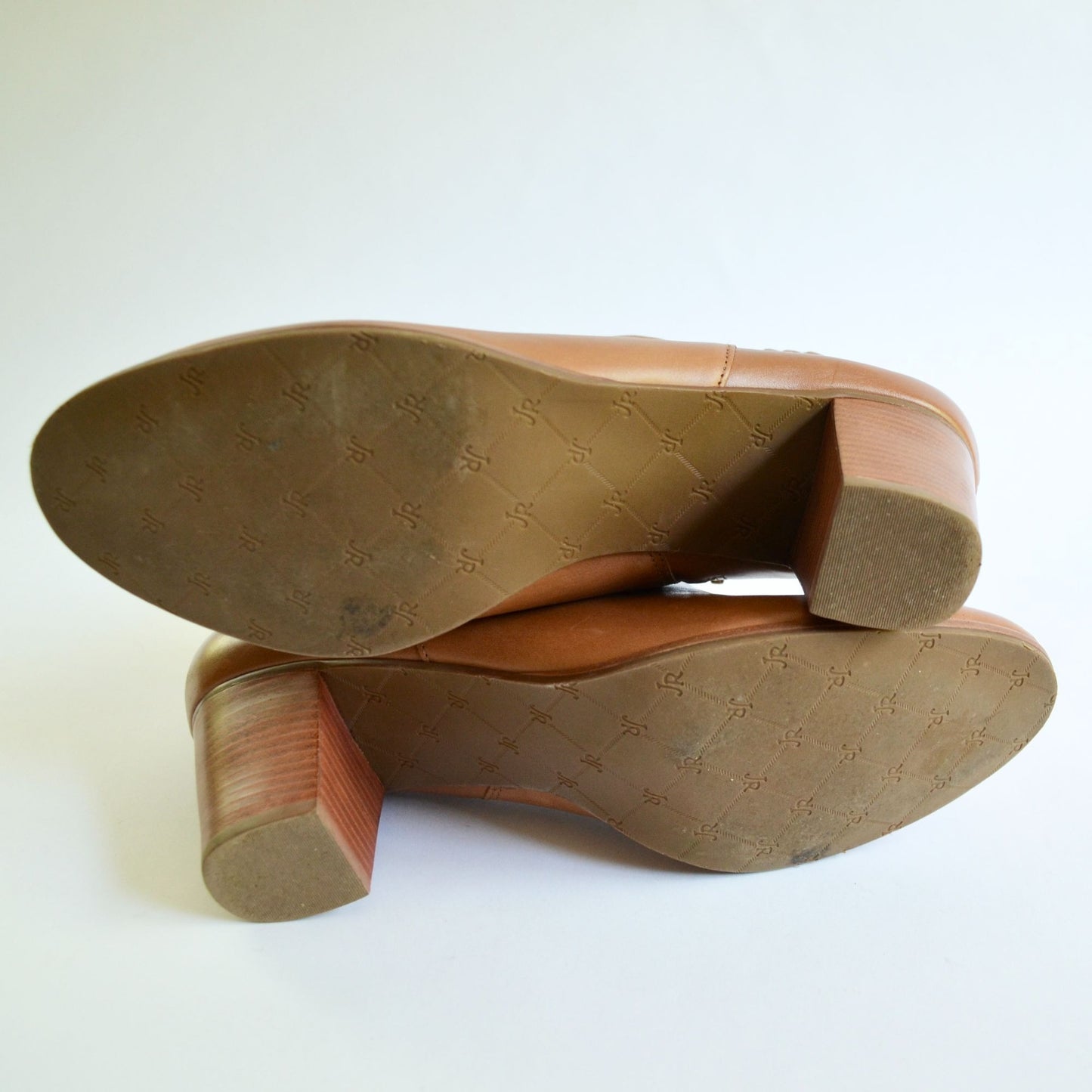 Jack Rogers Marianne Leather Cognac Brown Booties Size 10 M