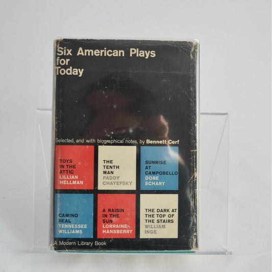 1961 Six American Plays for Today Modern Library Hardcover