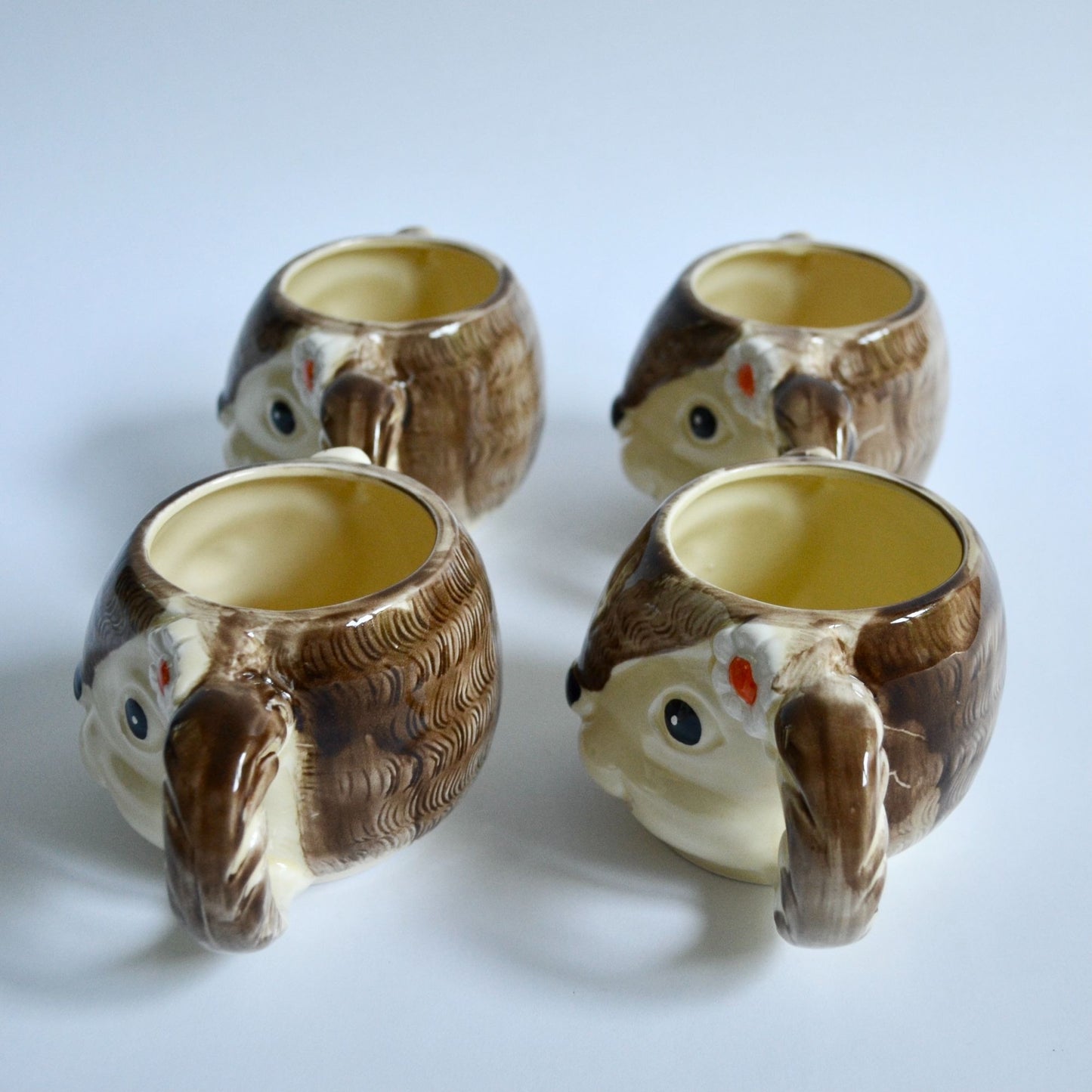 Enesco 1979 Japan Squirrel Chipmunk Anthropomorphic Mugs Creamer & Sugar Set