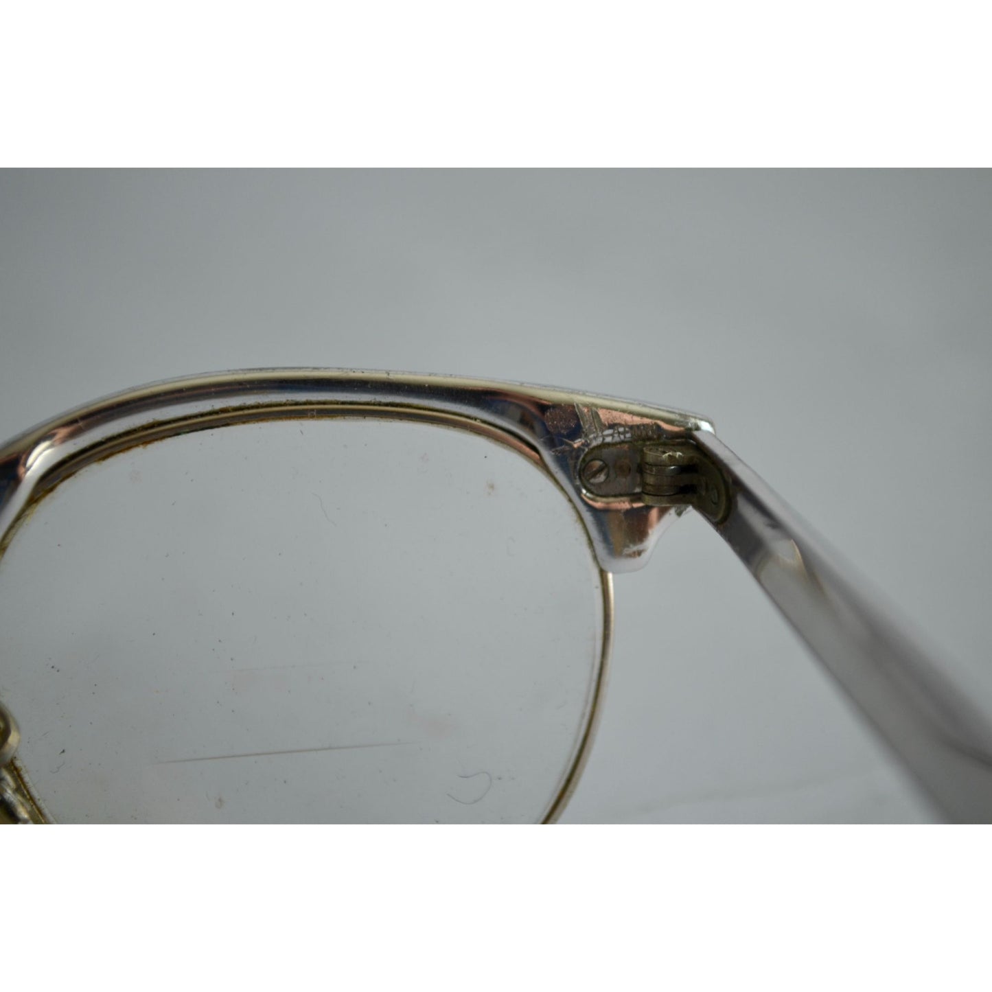Vintage Shuron Horn Rim Eyeglasses Mid-Century 10-12K Gold Filled Trifocal