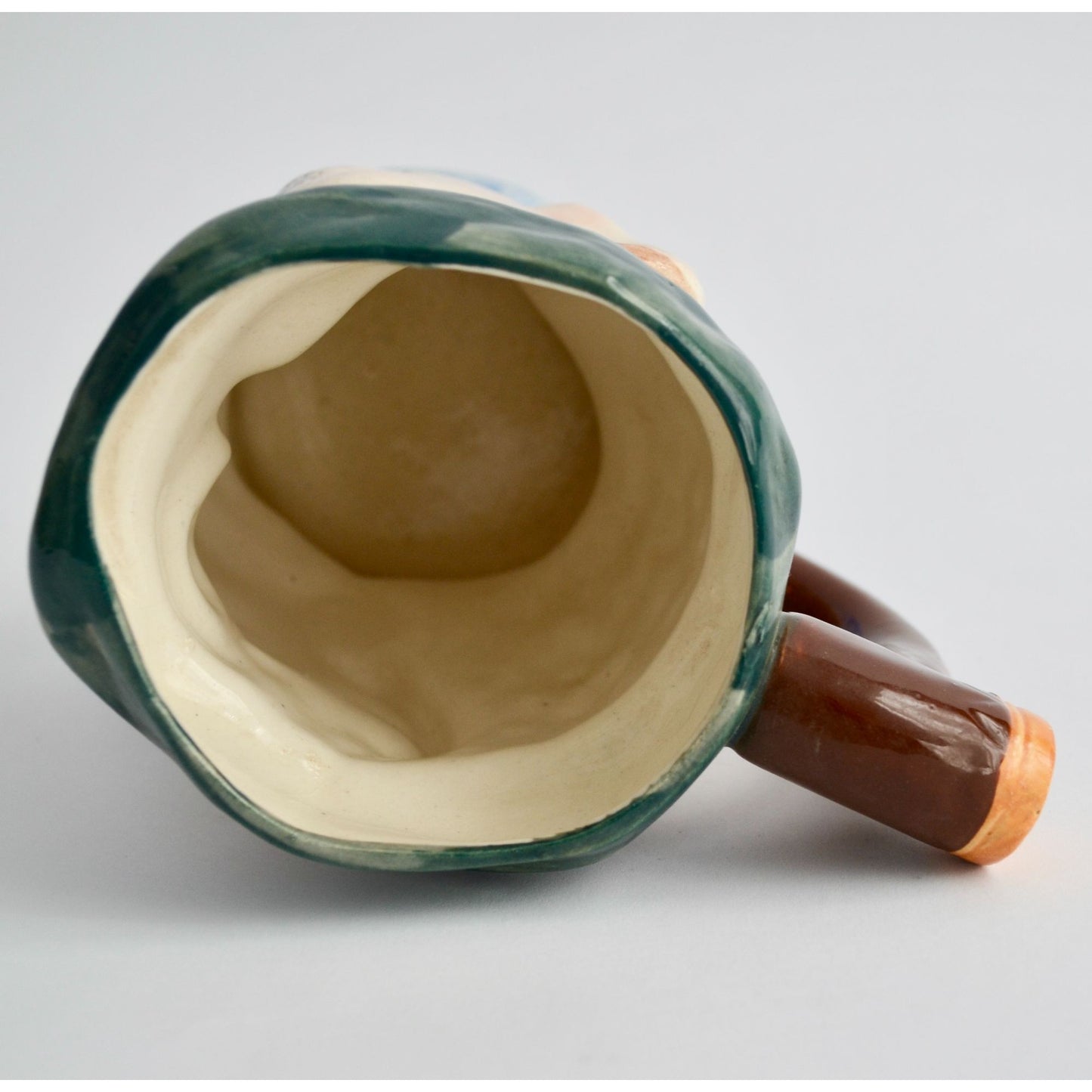 Vintage Japan Pirate Head Mug Face Stein Winking Eye Patch Ceramic 1950s