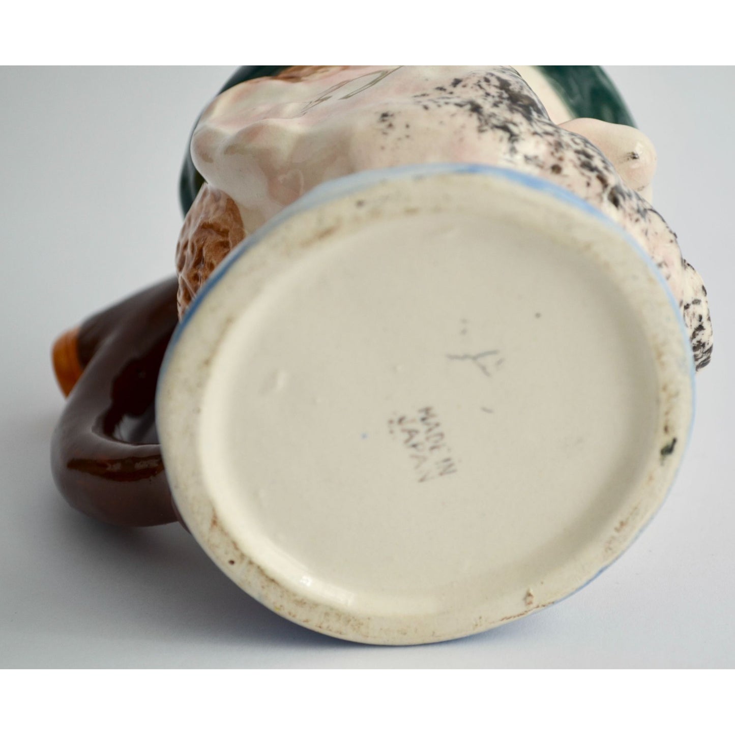 Vintage Japan Pirate Head Mug Face Stein Winking Eye Patch Ceramic 1950s