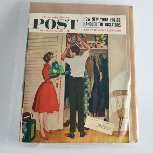 The Saturday Evening Post Magazine COVER December DEC 10 1960