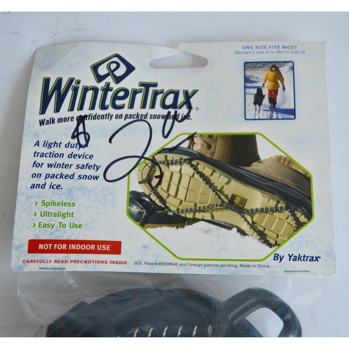 Yaktrax WinterTrax Ice & Snow Traction Cleats One Size Fits Most NEW!