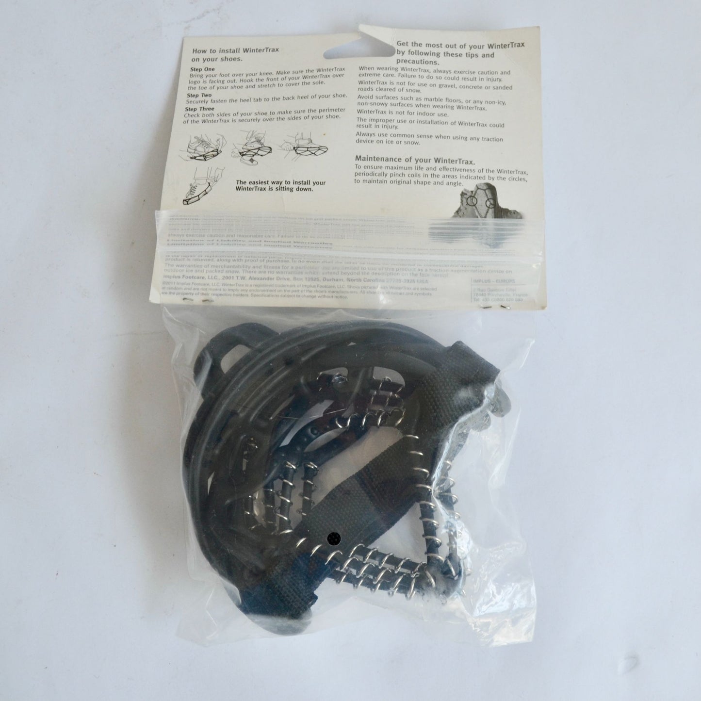 Yaktrax WinterTrax Ice & Snow Traction Cleats One Size Fits Most NEW!