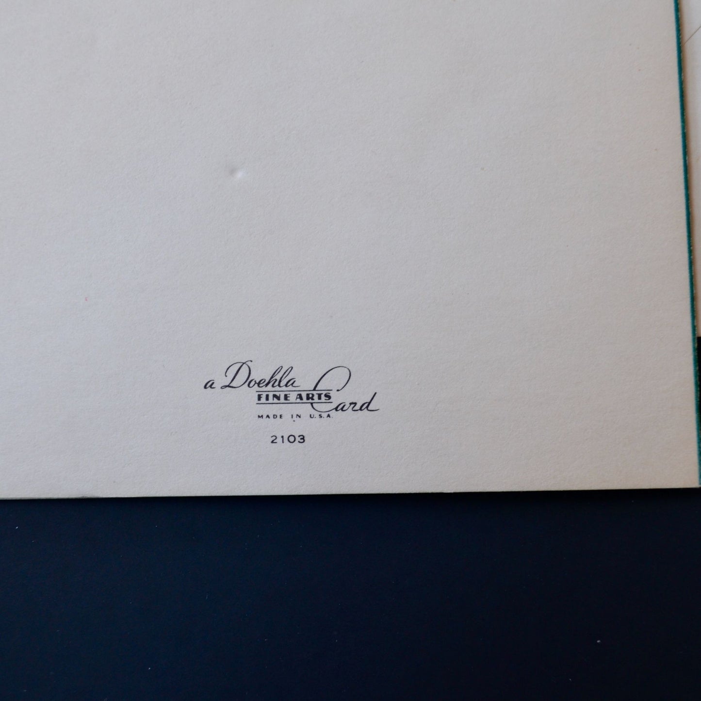 Doehla Fine Arts Card Made in USA Unused Joy to You w/ Envelope