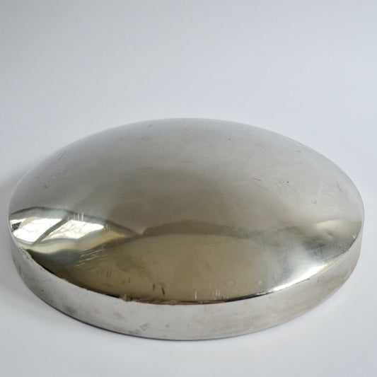 Dog Dish Style Hubcap Aluminum Wheel Cover 12" Vintage