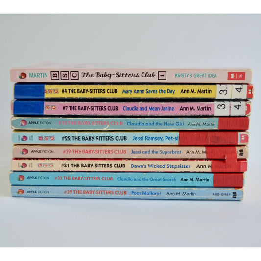 The Baby-Sitters Club Books Vintage Lot of 9