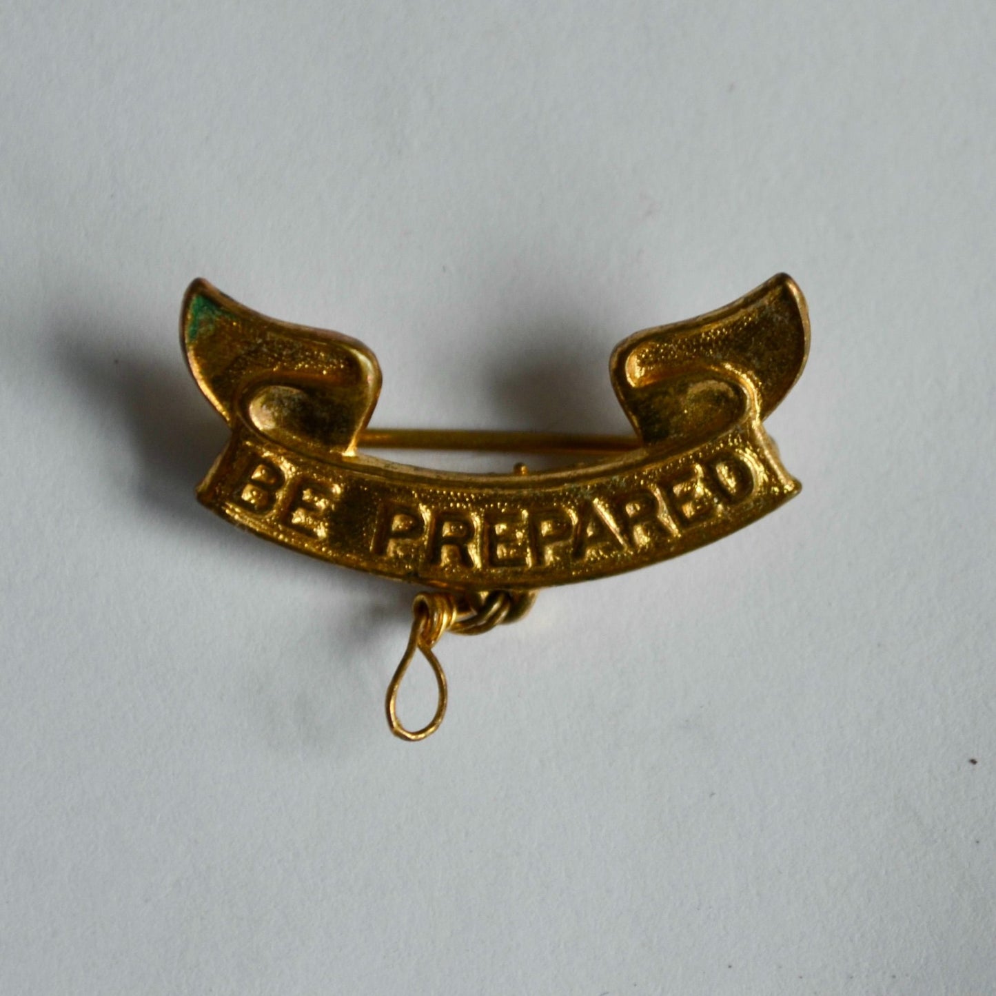 Vintage Boy Scouts of America Be Prepared Pin Gold Toned