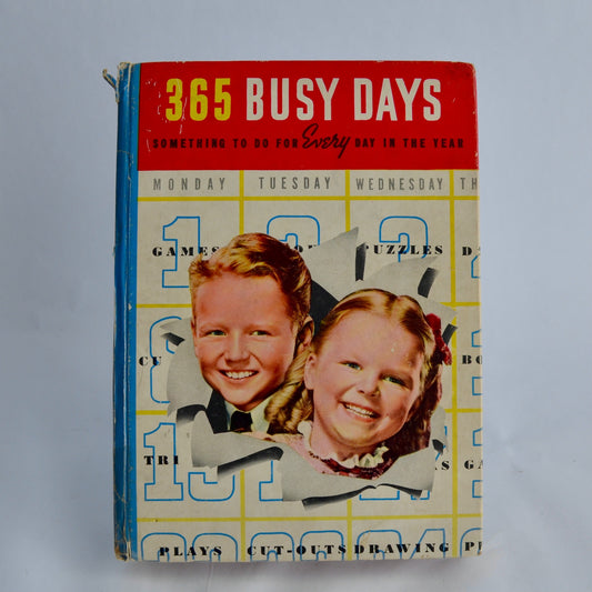 Whitman 365 Busy Days Vintage Hardcover Book 1939