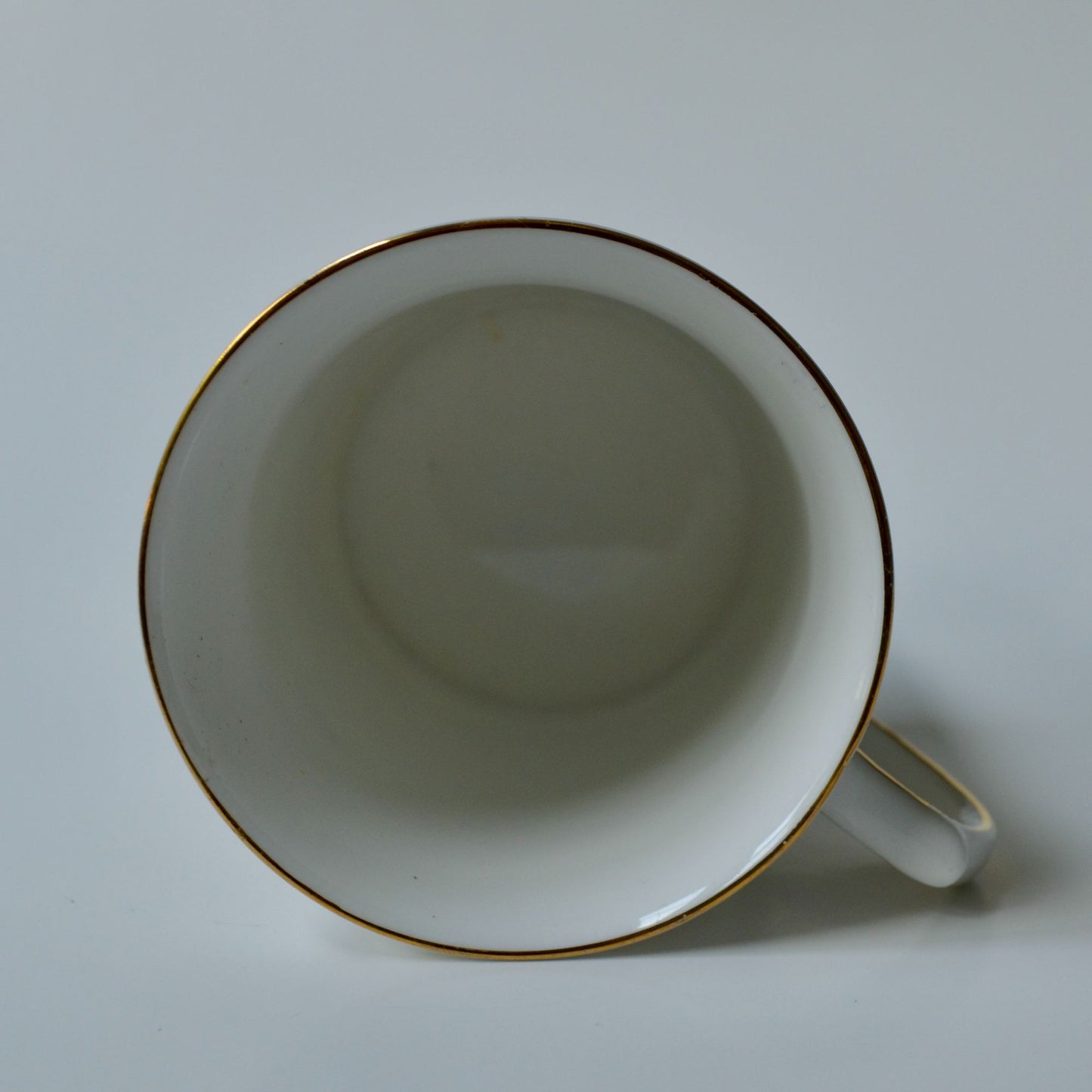 Rosina China Co Bone Queen's England Charles Diana Coffee Mug Gold Trim