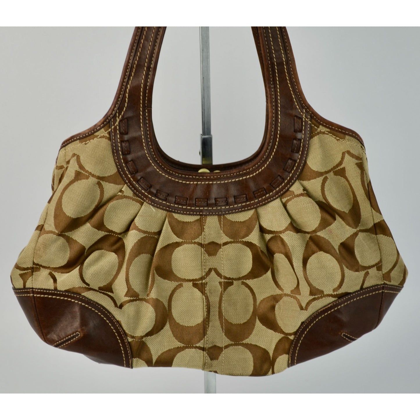 Coach 12232 Ergo Op Art Kisslock Brown