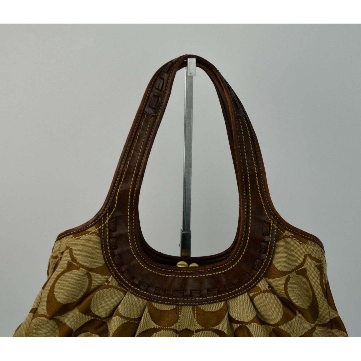 Coach 12232 Ergo Op Art Kisslock Brown