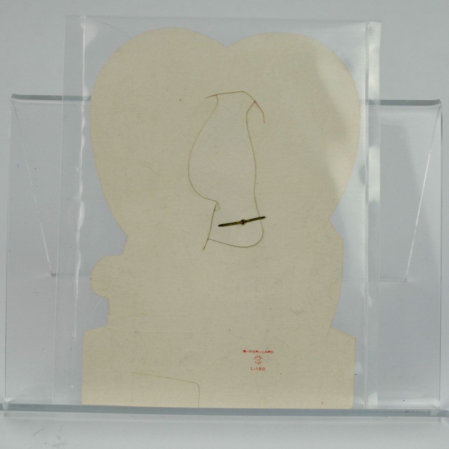 Vintage Let's Patch Things Up Mechanical Valentine Card