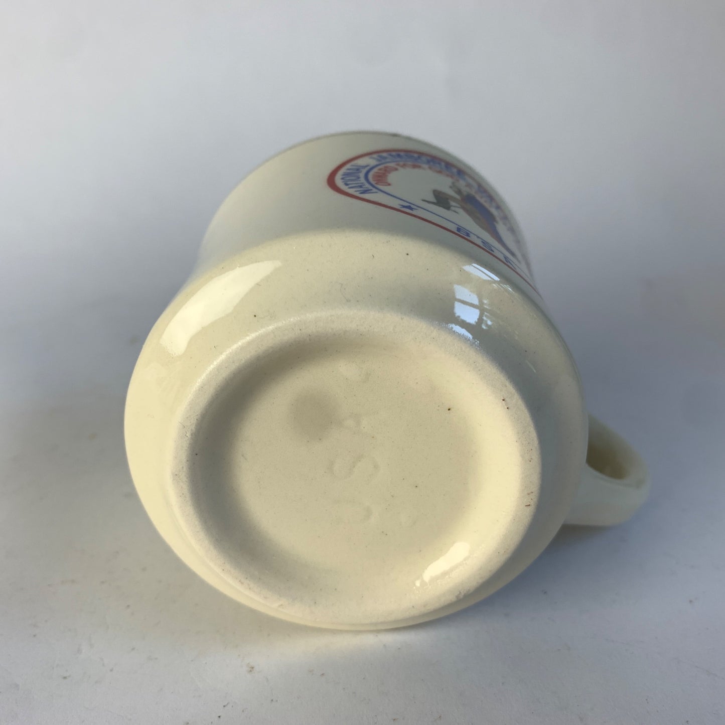 1957 Boy Scouts of America National Jamboree Ceramic Mug Gold Rim