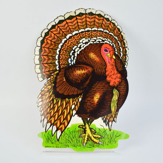 Beistle Co. Vintage Die Cut Turkey Wall Decor Made in USA