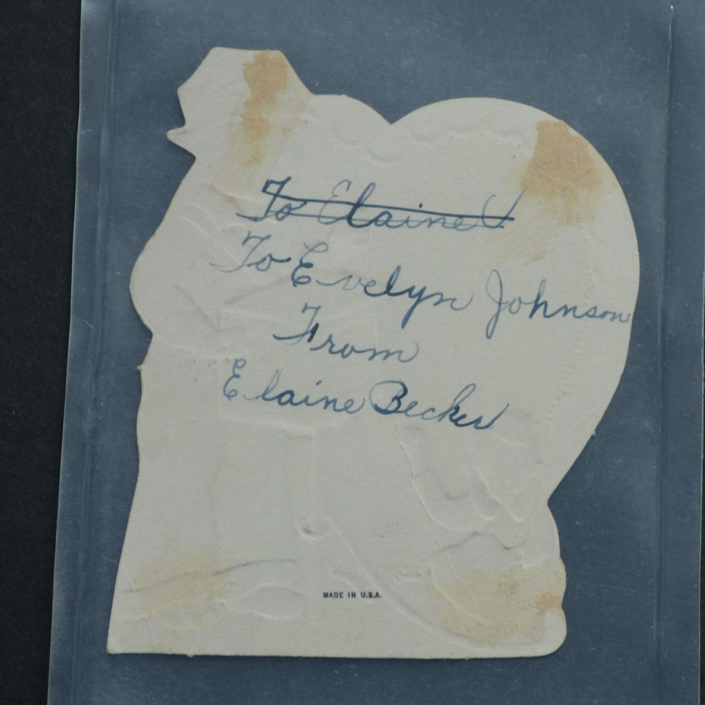 Vintage Valentine Organ Grinder Monkey Don't With This Heart