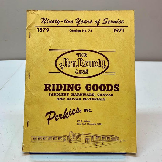 1971 Perkies, Inc. Riding Goods Catalog No. 72 Saint Paul, Minnesota
