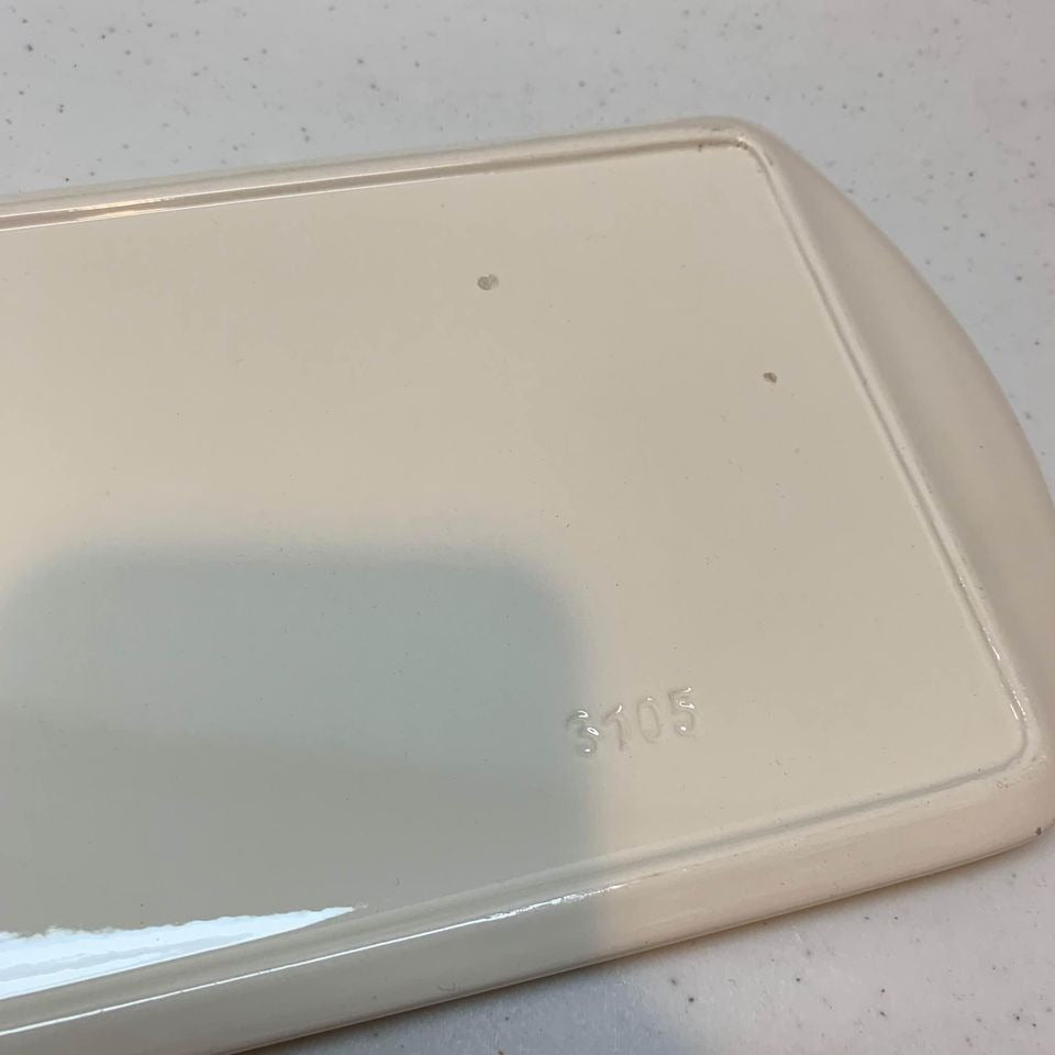 Ceramic Gold Trimmed Cheese Platter