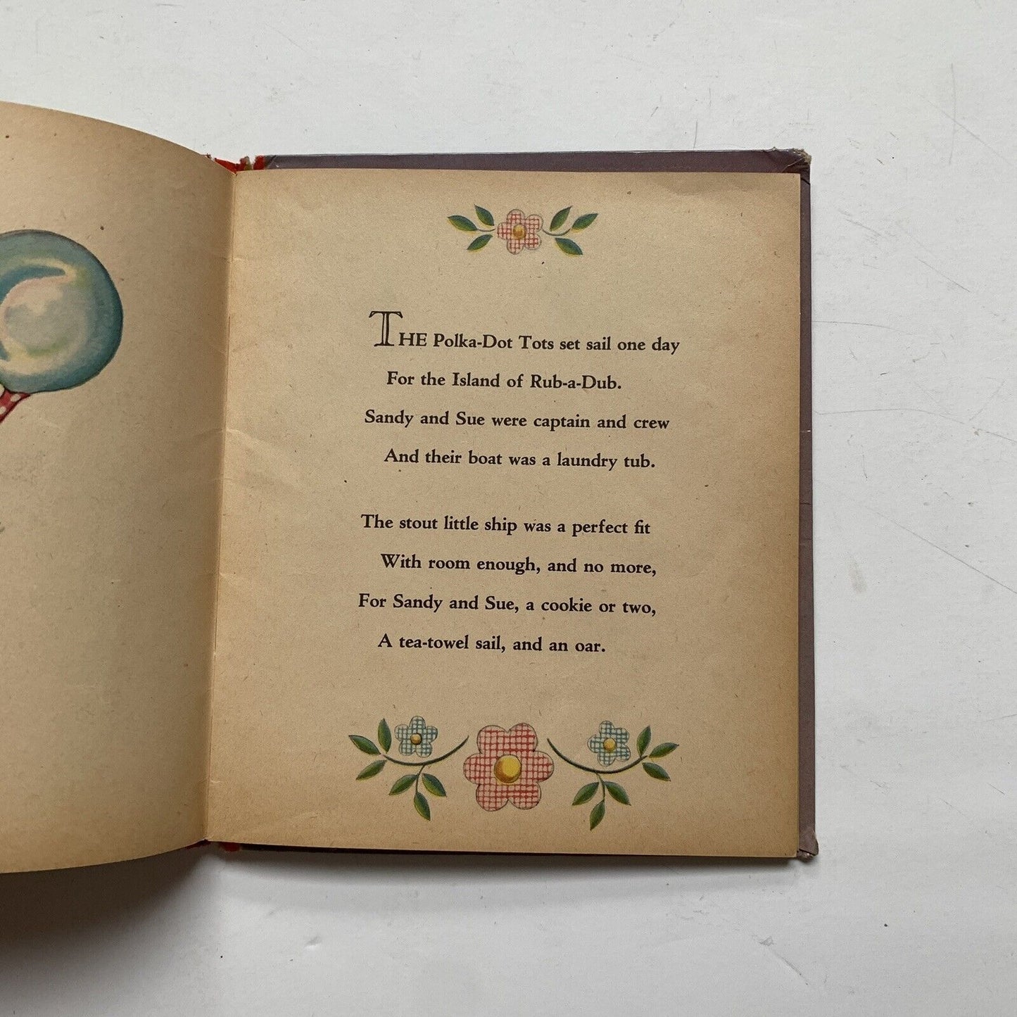 1946 Vintage Polka Dot Tots Children's Book Tell-A-Tale Books