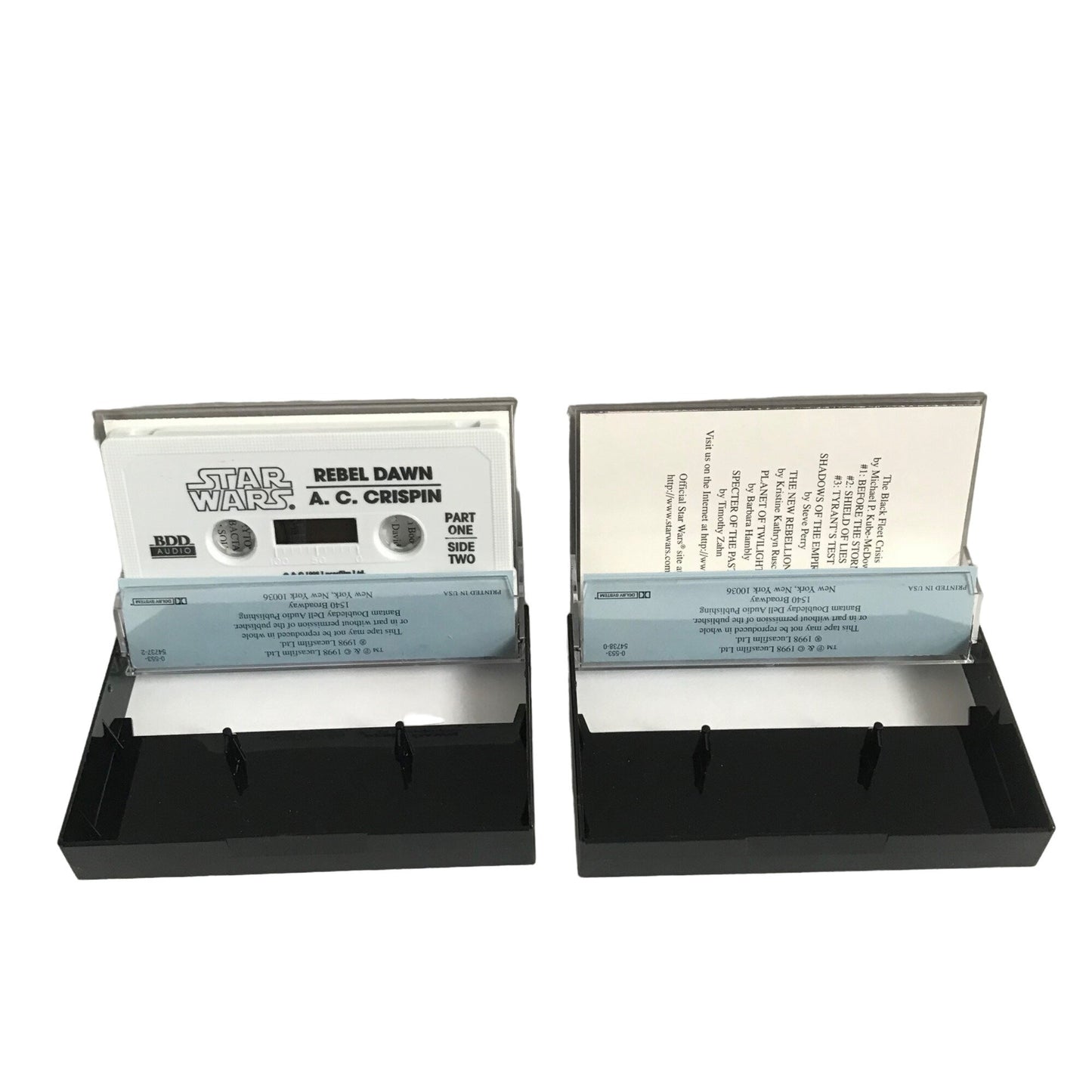 Star Wars Rebel Dawn Cassette Set Volume 3 BDD MISSING 1 CASSETTE