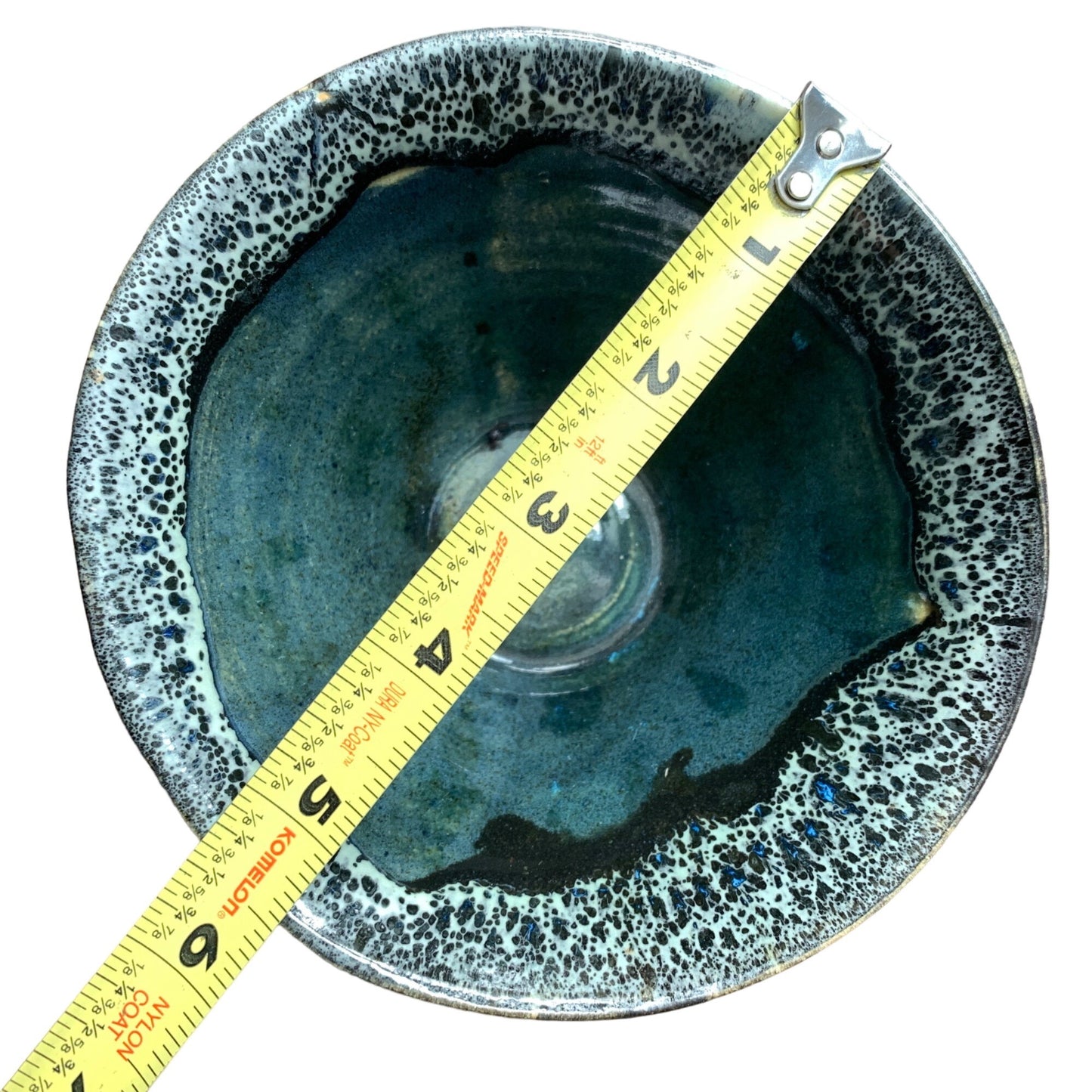 Amateur Pottery Small Bowl Stripe Glazed