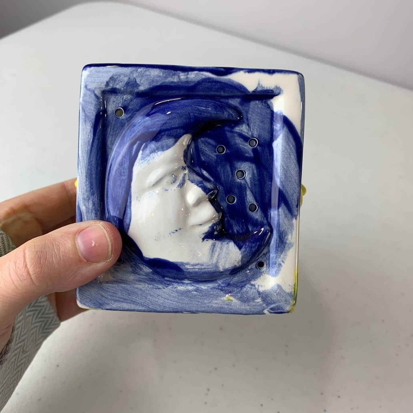 Hand painted Ceramic Tealight Holder