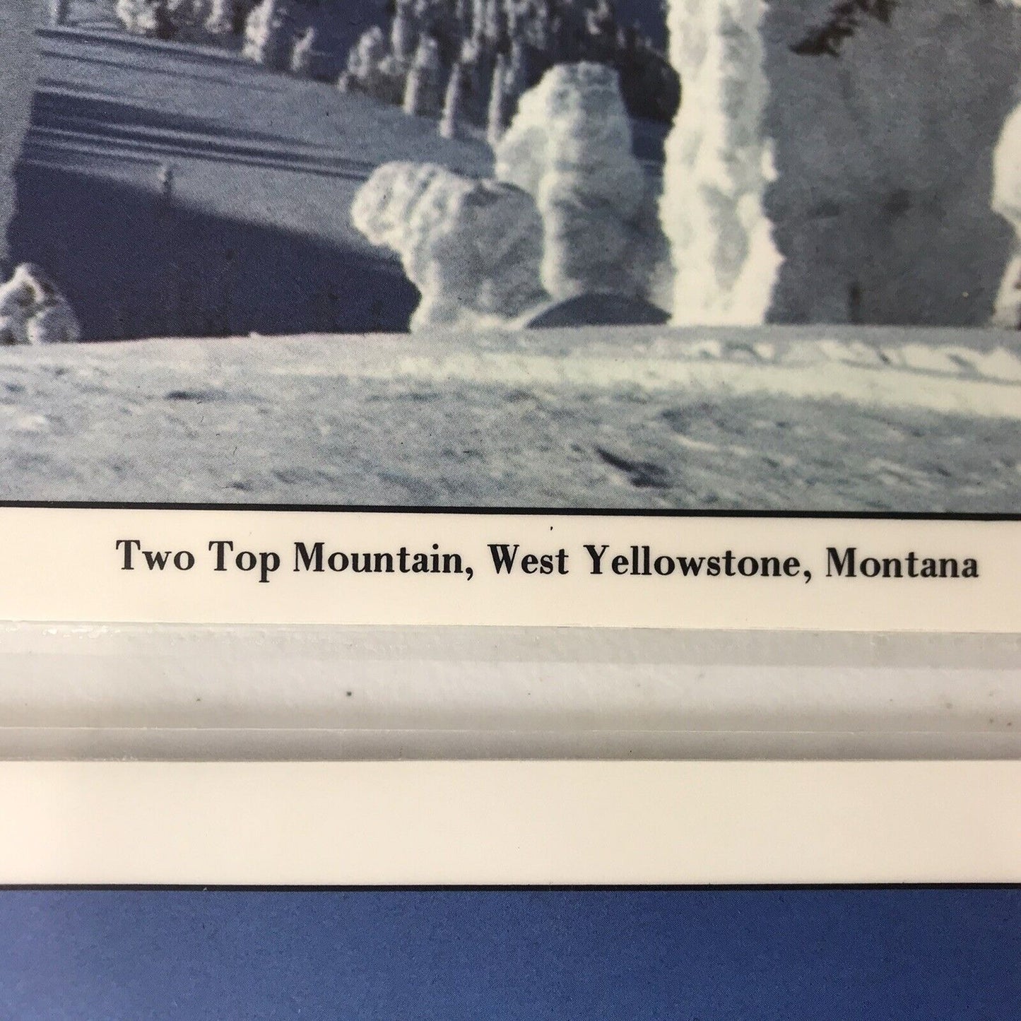 Set Of 2 America The Beautiful Placemats: Two Top Mountain, West Yellowstone, MT