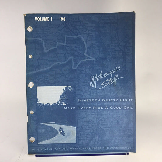 Vintage Motorcycle Stuff Parts Catalog 1998 Volume 1