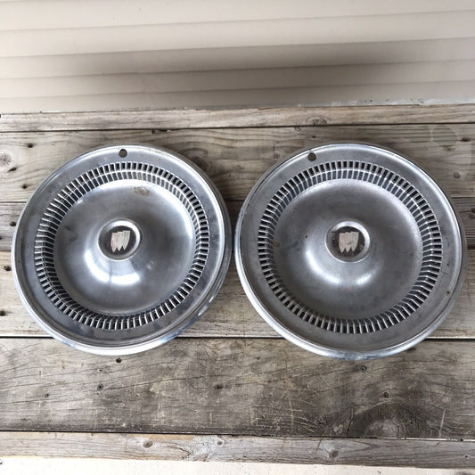 Pair of Vintage 1970’s? Buick Hubcaps 14” Wheel Cover Lot 2