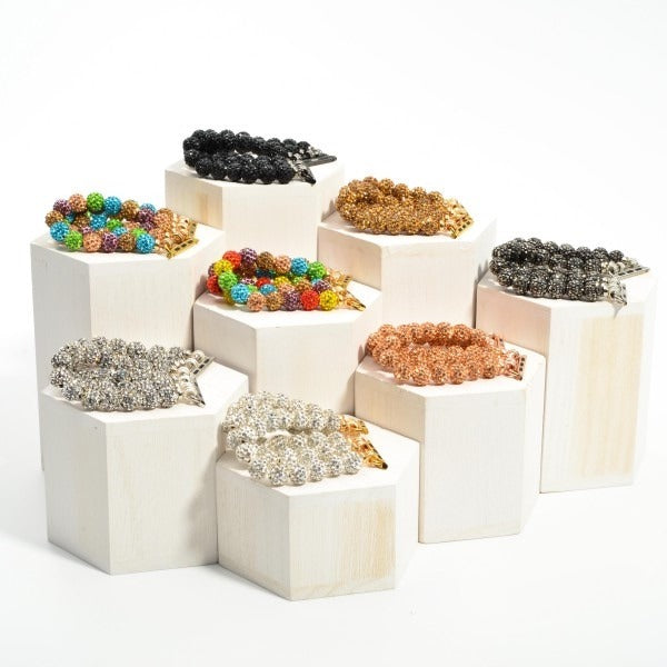 NEW White Beaded Apple Watch Band Bracelet