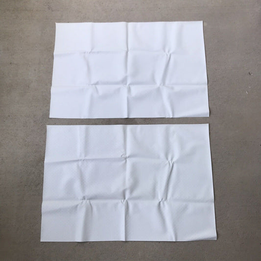 1963 Chevy Impala Headliner Cream White 2 Pieces Visors 62/64 1411 Star Pattern