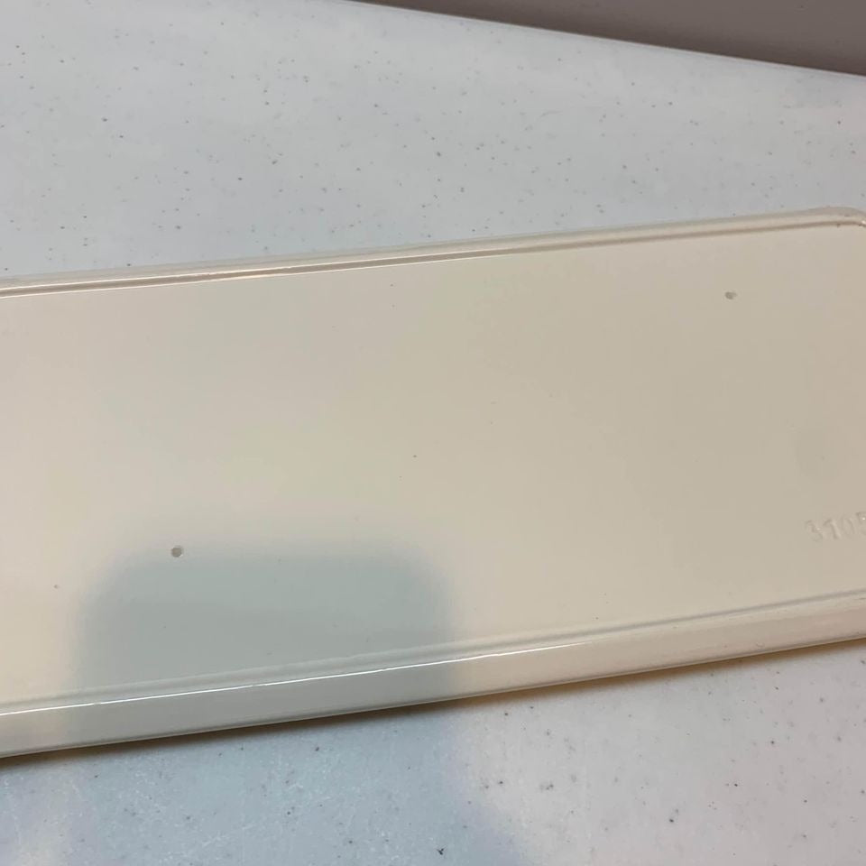 Ceramic Gold Trimmed Cheese Platter