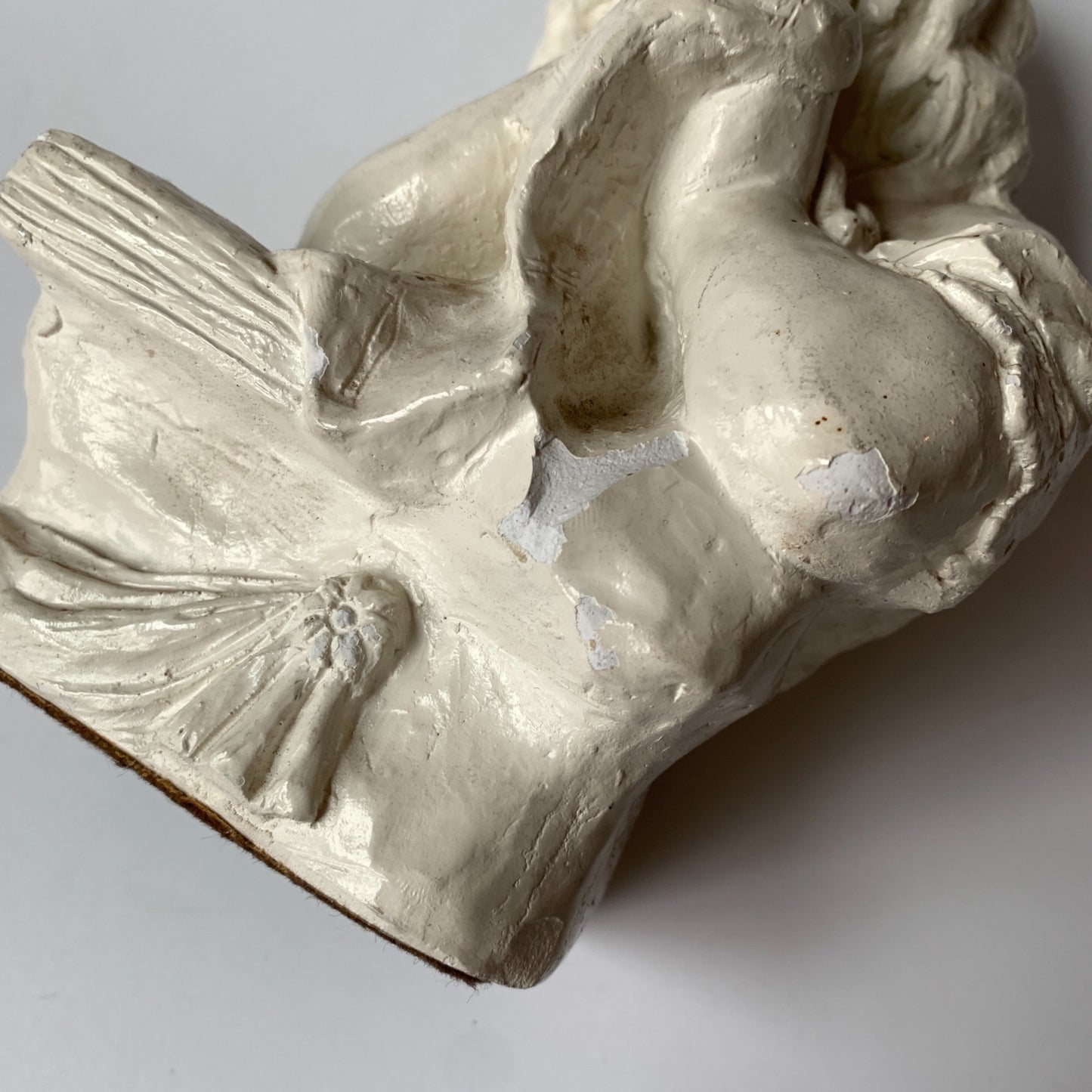 Austin Productions Entranced Girl Sculpture Vintage 1977 White