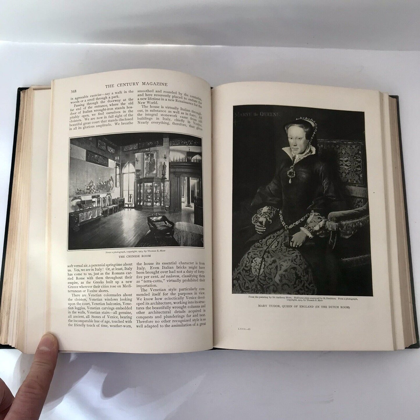 Antique 1904 Book “A Year Of The Century” Volume 1 The Century Co, New York