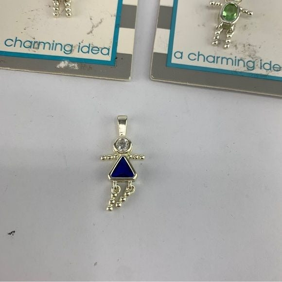 A Charming Idea Birthstone Babies Charms Lot of 5