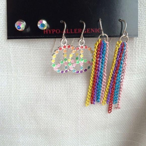 Urbanology NEW Peace Multi-Colored Earring…