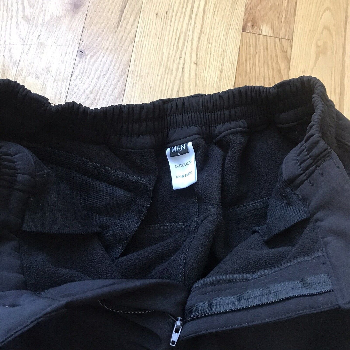 MAGCOMSEN Men's Winter Pants Ski Snow Pants Fleece Lined Water Resistant Size L