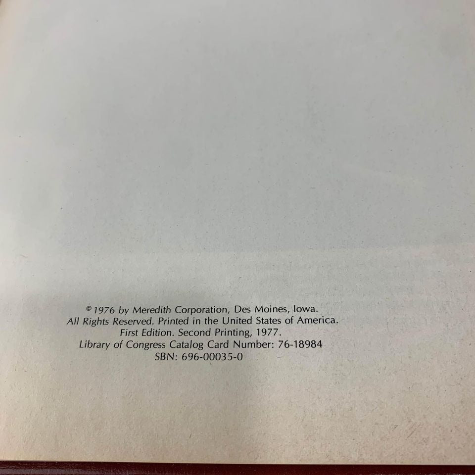 1976 Better Homes & Gardens Chicken and Turkey Cookbook Hardcover Book