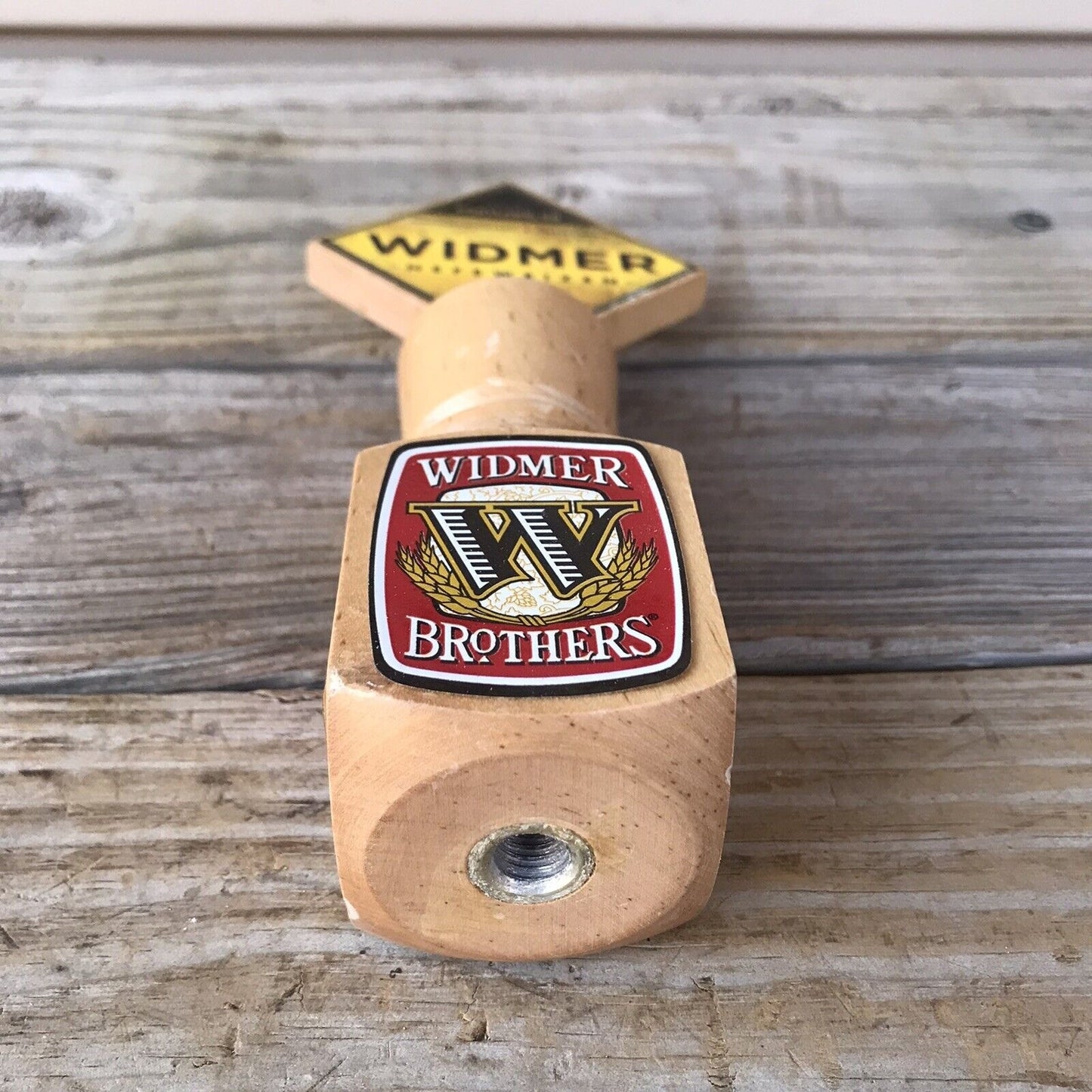 Widmer Brothers Hefeweizen Wheat Beer Wood Tap Handle Portland, OR