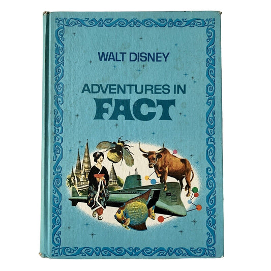 WALT DISNEY ADVENTURES IN FACT 1970 HC The Disney Parade
