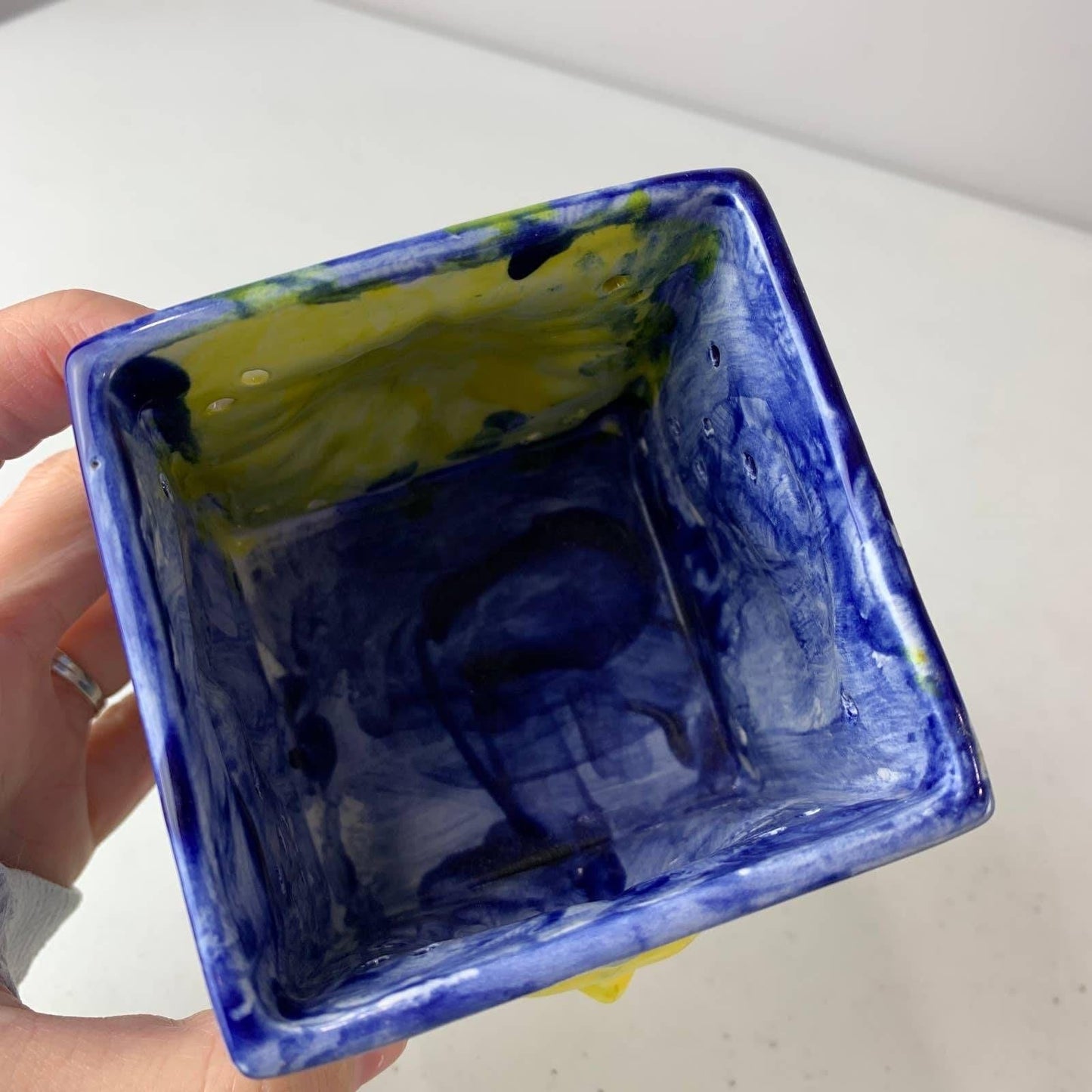 Hand painted Ceramic Tealight Holder