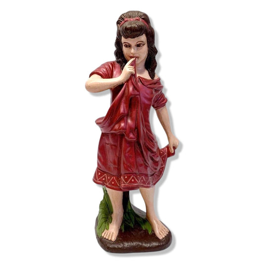 Vintage Atlantic Mold #674 Hand Painted Peasant Gypsy Girl