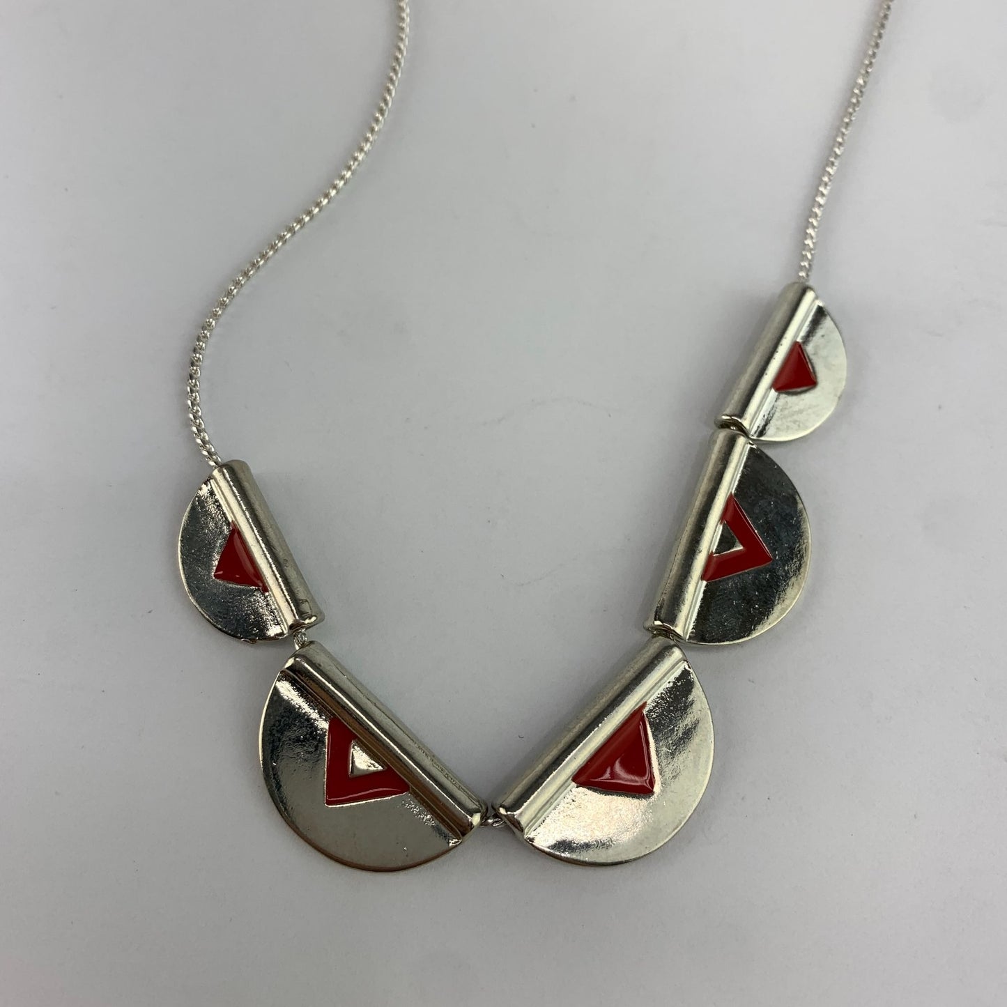 Wallflower Silver & Red Necklace