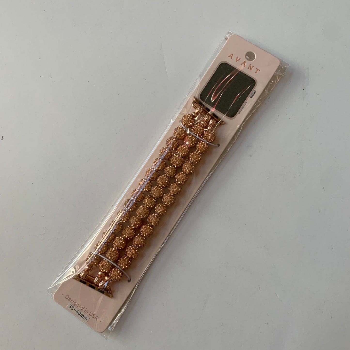 NEW Rose Gold Beaded Apple Watch Band Bracelet